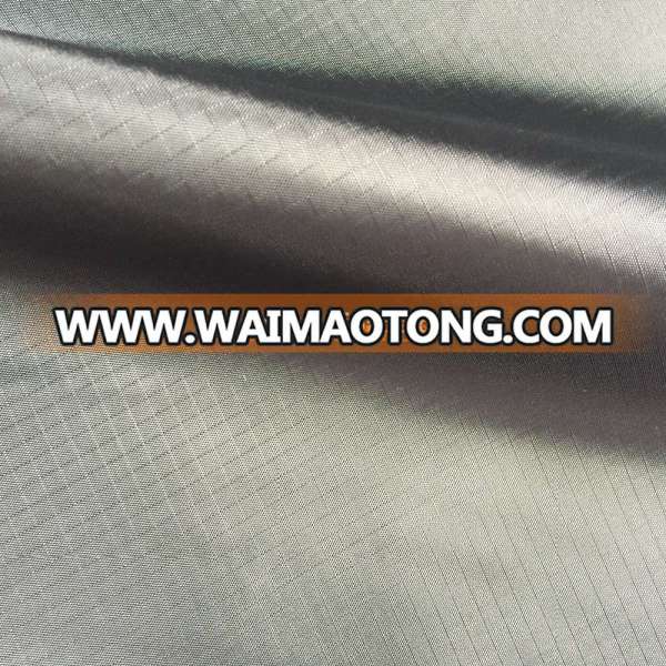 polyester taffeta 190t ripstop taffeta fabric with PU coated