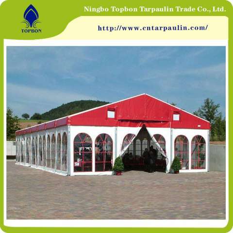 PVC Coated Waterproof Awning Fabric for Cover Tb067